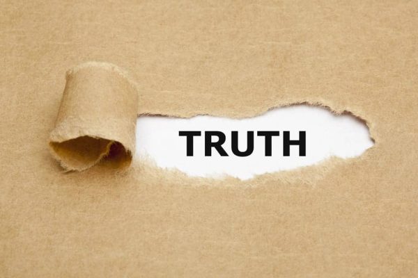 Truth Torn Paper